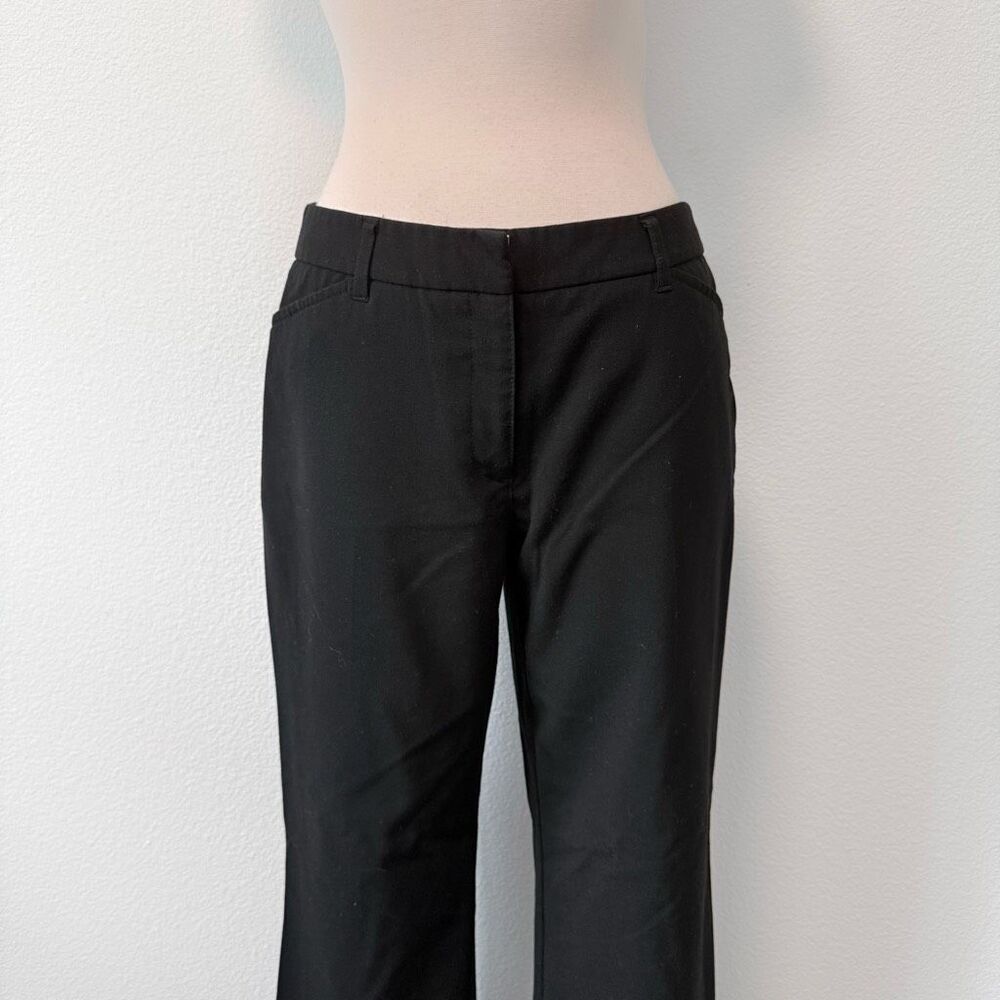 212 Collection Y2K Low Rise Black Pants Wide Straight Leg 6P - Picture 2 of 9